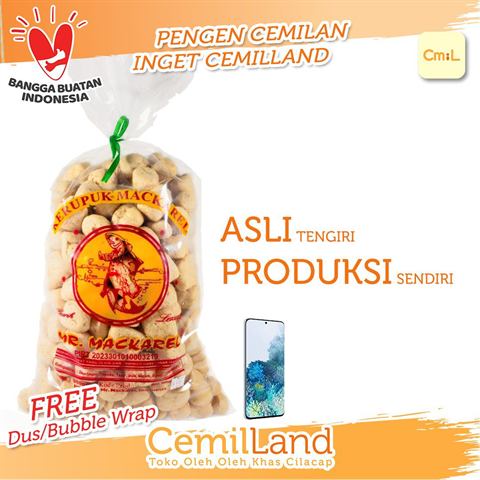 Kerupuk tenggiri Mr. Mackarel setengah kilo rasa Original